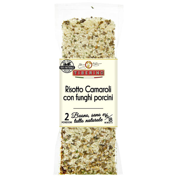 Tiberino 's Real Italian Meals - Risotto with Porcini Mushroom, 7 oz, Imported