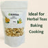 BLENTOLIA 100% 160g Dried Lemon Peel Natural, Sun-Dried, Zesty Lemon Flavor Ideal for Herbal Teas, Baking, Cooking