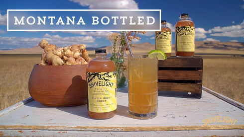 16 Ginger Honey Shrub - Shivelight Premium Beverage Company - All Natural, Small Batch, Montana Sourced Drinking