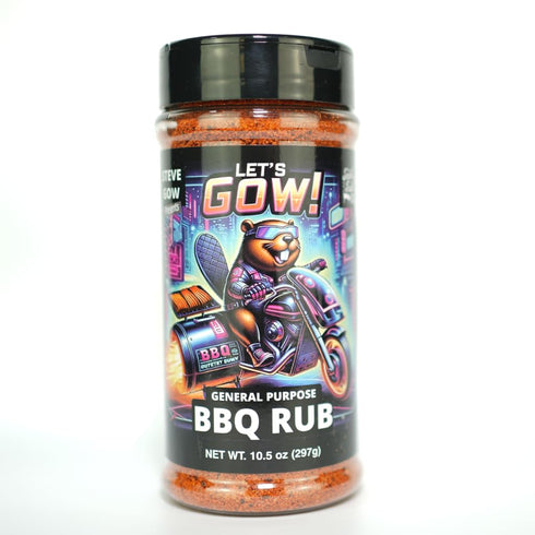 Smoke Trails BBQ GENERAL PURPOSE RUB by Steve Gow | Let's GOW! Rub | Great