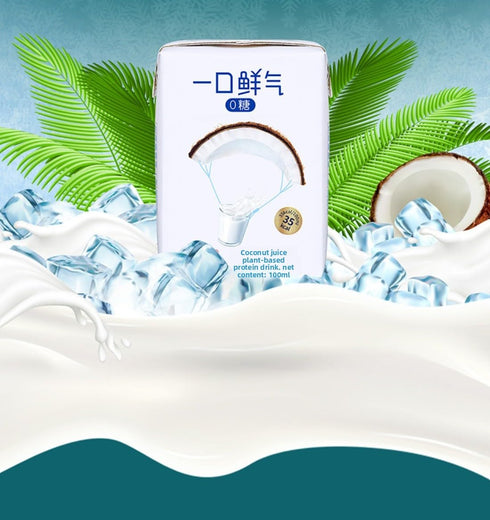 100ml 5 Pack Coconut Juice x Fresh from Hainan ChunGuang Food Natural Sweet Taste No Preservatives Healthy Drink