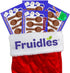 3oz (4-Pack) Fruidles Christmas Chocolate Stirring Spoons Holiday Treats, Milk Chocolaty 'n Smooth, Hot Chocolate