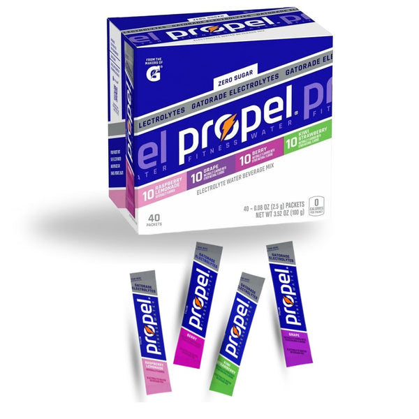 Generic Propel Powder Packets Electrolyte Hydration - Zero Sugar - Electrolyte Water Beverage