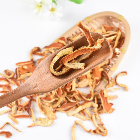 TEAERPKLAE 7.05 oz/200g Dry orange peel tea bag Asian condiment dried citrus peel Dried orange peel Chenpi silk