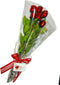 FavorOnline Personalized Valentine's Chocolate Roses Bouquet Gift of 6 Long Stem 19-inch Red