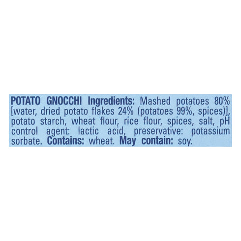 No.401, 17.6 OZ De Cecco Pasta, Potato Gnocchi - Made in Italy, High in Protein & Iron, Bronze die