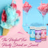 Under the Sun Products Package Grape)-8.5oz 50 Cotton Candy Floss Sugar of ct-(Pink Vanilla, Blue Raspberry & Each