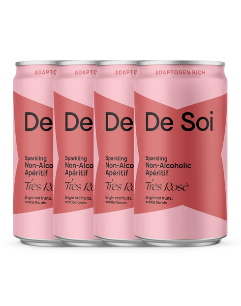 De Soi Trs Ros Non-Alcoholic Drinks 4-Pack (8 fl oz) Variety Pack