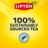 600-Count 100% 6-Pack 100 Lipton Black Tea Bags Premium Breakfast Tea with High Caffeine for Hot or Iced Tea Beverages