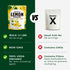 1.1 Lb 100% Organic Lemon Juice Powder, Bulk Size - Freeze Dried, Fresh Zesty Flavor Great for Drinks & Baking - Rich