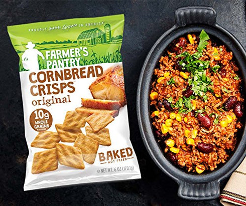 Original Style Cornbread Crisps - Crunchy Snack Delight