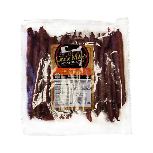 Walnut Creek Foods 2 Jerky Sticks, Hickory Smoked Meat Snacks Pound Bag, Barbecue