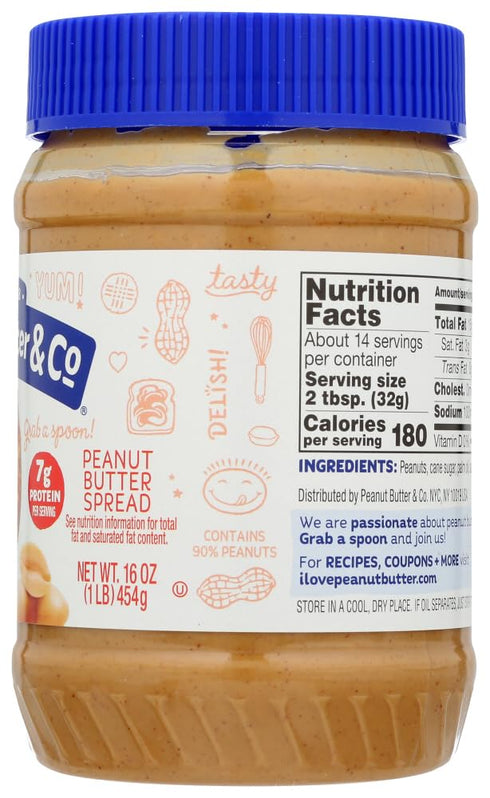 16 oz (454 (Pack 3) Peanut Butter & Co., Crunch Time, Crunchy Peanut Butter, g)