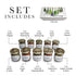 C&J Farms Texas Artisan Seasonings Set- 10 C&J Farms Texas Gourmet Artisan Seasonings Gift of Seasonings Gift Pc.