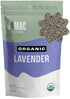 J MAC BOTANICALS Organic Lavender Buds (16 oz, 1 Pound Bag) - Bulk Dried Flowers