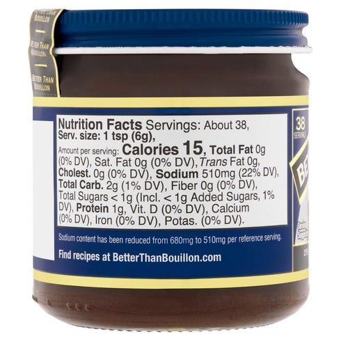 Pack, 1 1 1 8 OZ (3 Better Than Bouillon Reduced Sodium Base Variety Jar Reduced Sodium Roasted Chicken Base, Jar