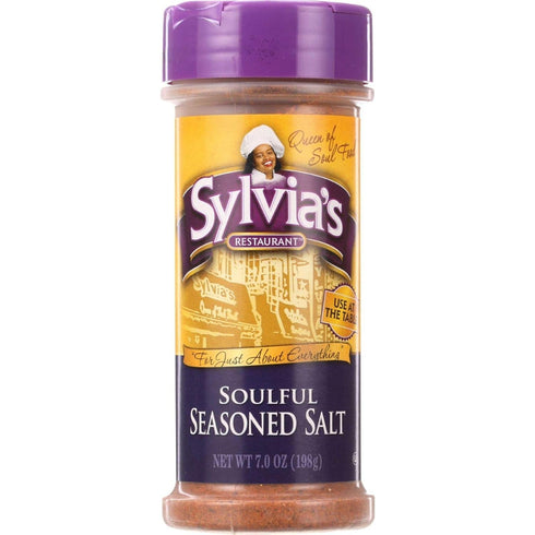 Sylvia’s Soulful Seasoned Salt, All-Purpose Seasoning Mix, 7oz for Steak, Chicken, Vegetables