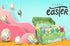 24-Pack Fruidles Happy Easter Bunnies Lollipops Suckers, Colorful Easter Eggs, Yellow Bunny Rabbit, Orange Carrot