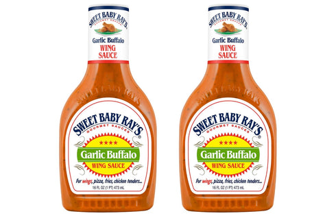 Sweet Baby Rays Garlic Buffalo Wing Sauce, 16 Fl Oz (Pack of