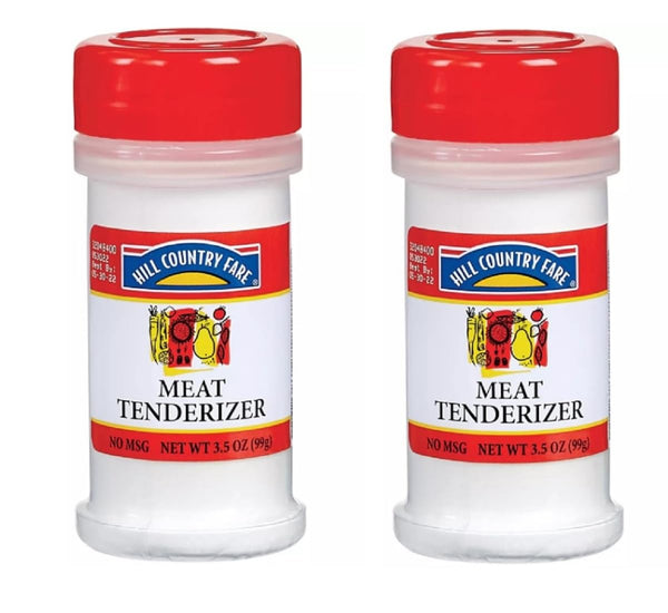 Hill Country Fare Seasoning - 2 pack (Meat Tenderizer 3.5oz)
