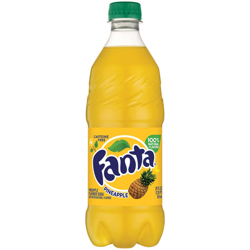 Fanta Soda Pack, 20 Oz (Pack 8, 160 Oz), 20 Oz (Pack 8) Fanta Orange Soda, Berry, Grape, Strawberry, Pina Colada
