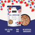 12oz Safe + Fair All American Granola Gluten-Free & Vegan Snack Whole Grain Oats with Real Strawberries, Blueberries