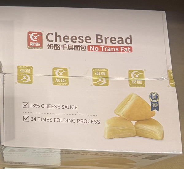 Generic Cheese Bread, No Trans Fat, 13% Cheese Sauce, 24 Times Folding Process,