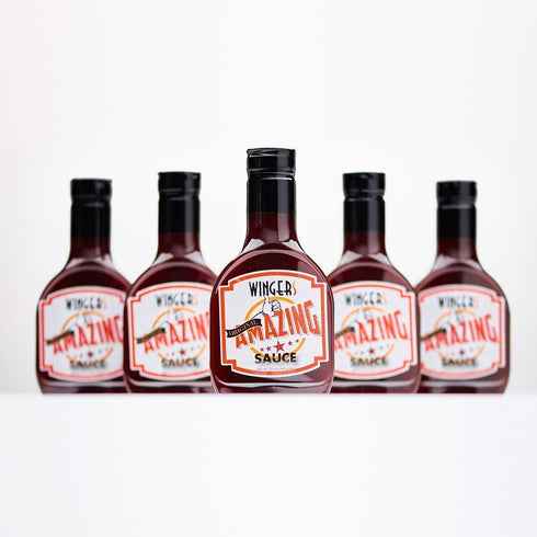 22.6 oz), (1 Pack) WINGERS Amazing Sauce (Original, Sweet & Spicy Wing Sauce, Mild Heat Grilling and Dipping Sauce