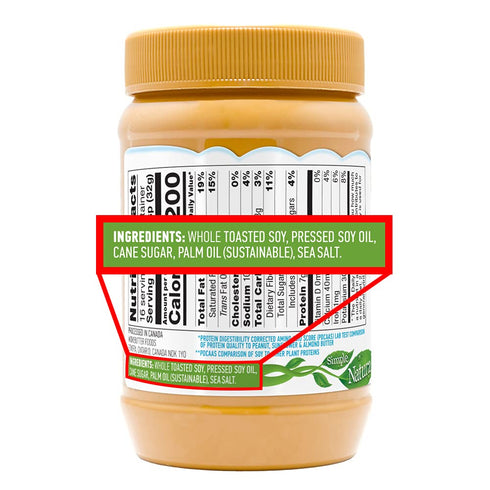1.1lb Wowbutter Natural Peanut Free Creamy Jar