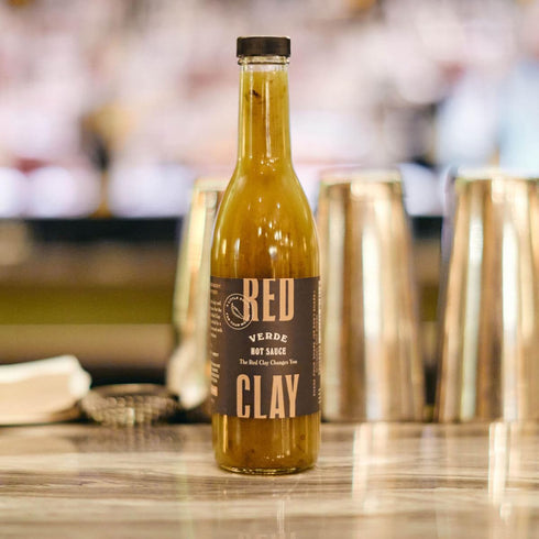 0 0 (12.6 oz) Red Clay Verde Hot Sauce - Serrano Pepper Verde Sauce - Spicy Sauce Made with Real Serrano Peppers