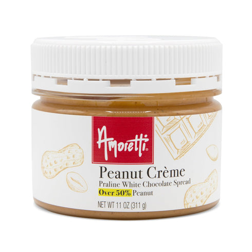 Amoretti - Peanut Praline White Chocolate Spread - 11 oz