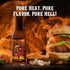 7 5 oz Hellfire Pure Hell Hot Sauce, Pepper Blend, Gourmet, Multi Award-Winning, Amazingly Hot and Flavorful Sauce