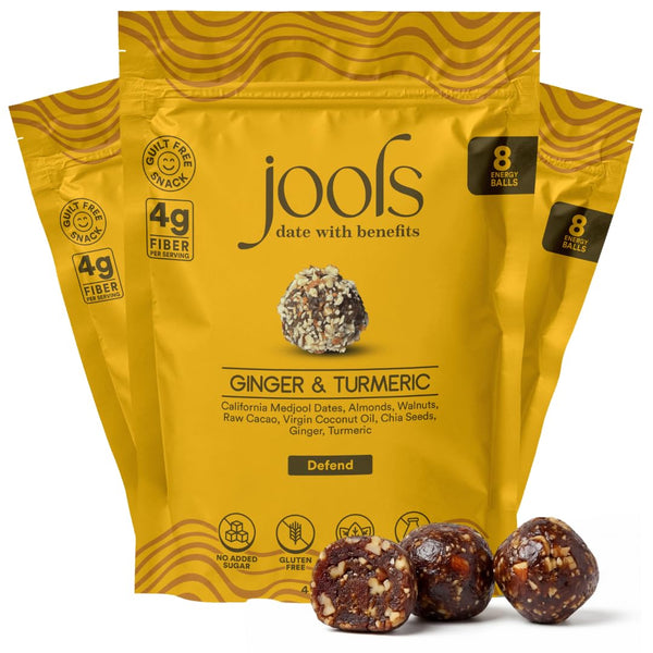 Jools High Fiber Date Bites | No Added Sugar, Plant-Based Superfood Snack