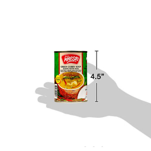 14 (Pack 12) MaeSri Green Curry Soup, Ounce