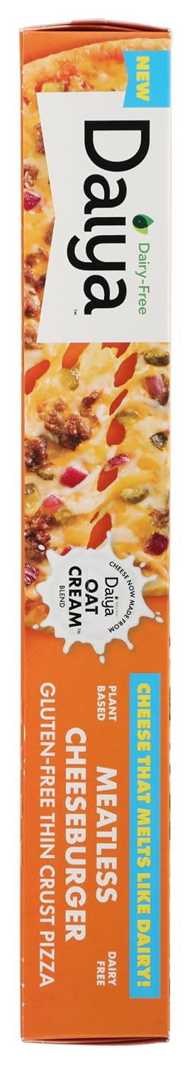 12.8 OZ DAIYA Plant-Based Dairy-Free Meatless Cheeseburger Pizza