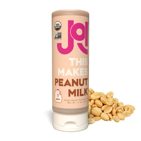 JOI Organic Peanut Butter Milk Plant-Based Milk Base and Squeezable Butter. Non-Dairy