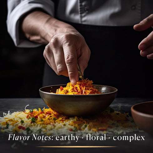 Cook’s Premium Negin Grade Saffron Threads, 2 Grams, Dark Red Strands for Tea, Paella, Risotto, Biryani, Dessert