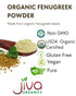 Jiva Organics Organic Fenugreek Powder, 7oz Bag - Gluten Free, Non-GMO, Pure Methi Powder from India
