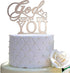 God Gave Me You Wedding Cake Topper, Mirror Rose Gold Acrylic for Wedding Engagement Decorations