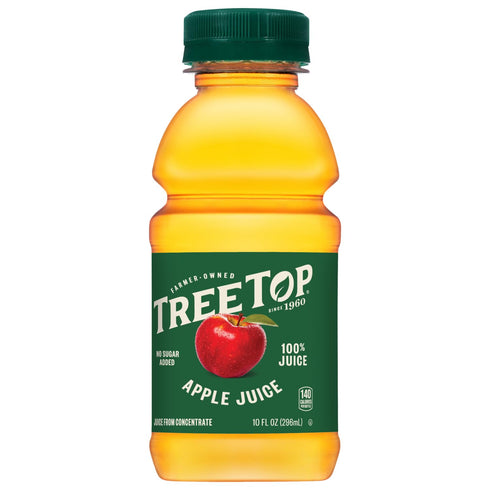 100% 10 oz. (Pack 12) Tree Top Apple Juice, Fl