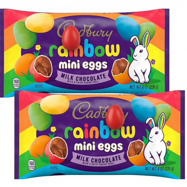 Easter Mini Rainbow Eggs (1 Pounds) 2 Bags of Chocolate Eggs Each