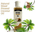 Raslok 100% Natural Coconut Oil, Pure Coconut Oil for Culinary, Skincare, and Hair Care Purposes (4 oz)