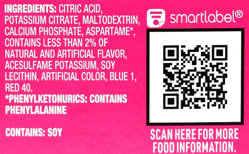 12-Quart 1.8-Ounce (Pack 10) Crystal Light Raspberry Lemonade Drink Mix, Canister
