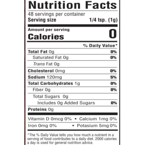 2.6 J&D's Bacon Salt, Original, Ounce, Bacon-Flavored Seasoning Salt, Vegan, Vegetarian, Kosher