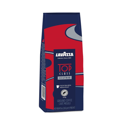 8 (Pack 6) Lavazza Top Class Filtro Ground Coffee Medium Roast, Ounce