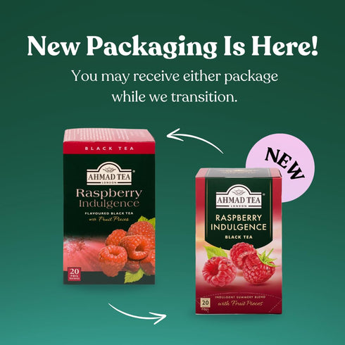 Raspberry Indulgence Black Tea - Tagged and Foil Sealed
