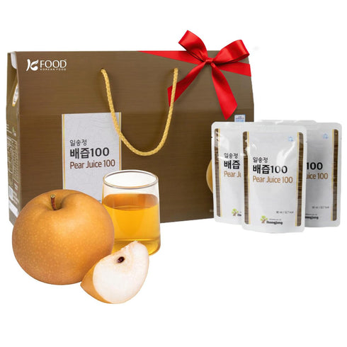 Korean Food ILSONGJUNG 100% Pure Korean Pear Juice No Added Sugar, Healthy