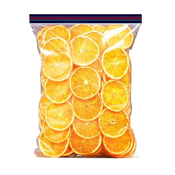 500g/17.6oz Dried Orange Slices, Sweetened Dried Oranges Slices, Sugar Free, Vegan &