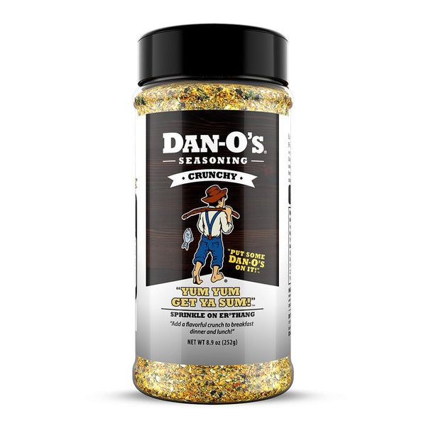 Dan-O’s Seasoning Crunchy, Medium Bottle, 8.9 oz