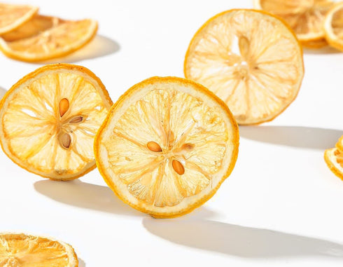 3 Oz/85g,Dehydrated Lemon.100% Premium Dried Lemon Slices Dry Natural & No Additives,No Sugar Added.